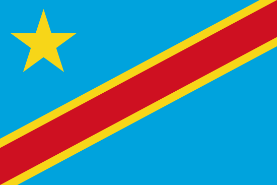 Democratic Republic of the Congo Flag