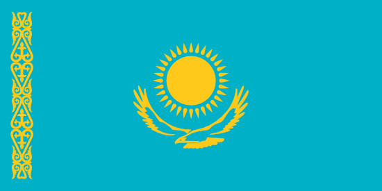 drapeau Kazakhstan