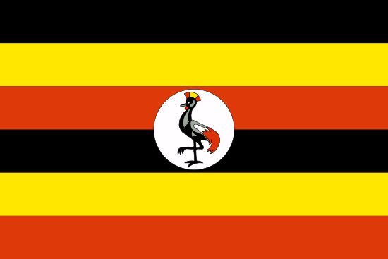 Ouganda drapeau