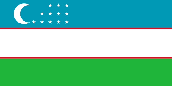 Uzbekistan Flag